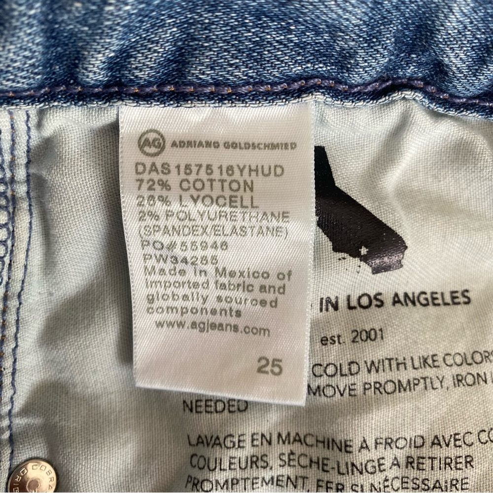 AG Adriano Goldschmied AG-ED Denim Blue Jeans Size 25 - Picture 7 of 16